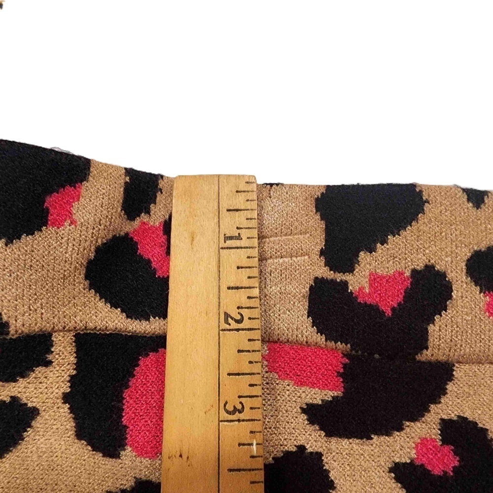 NWT Est 1946 Leopard Print Multicolor A Line Skirt Womens Large Viscose Blend - Picture 6 of 11